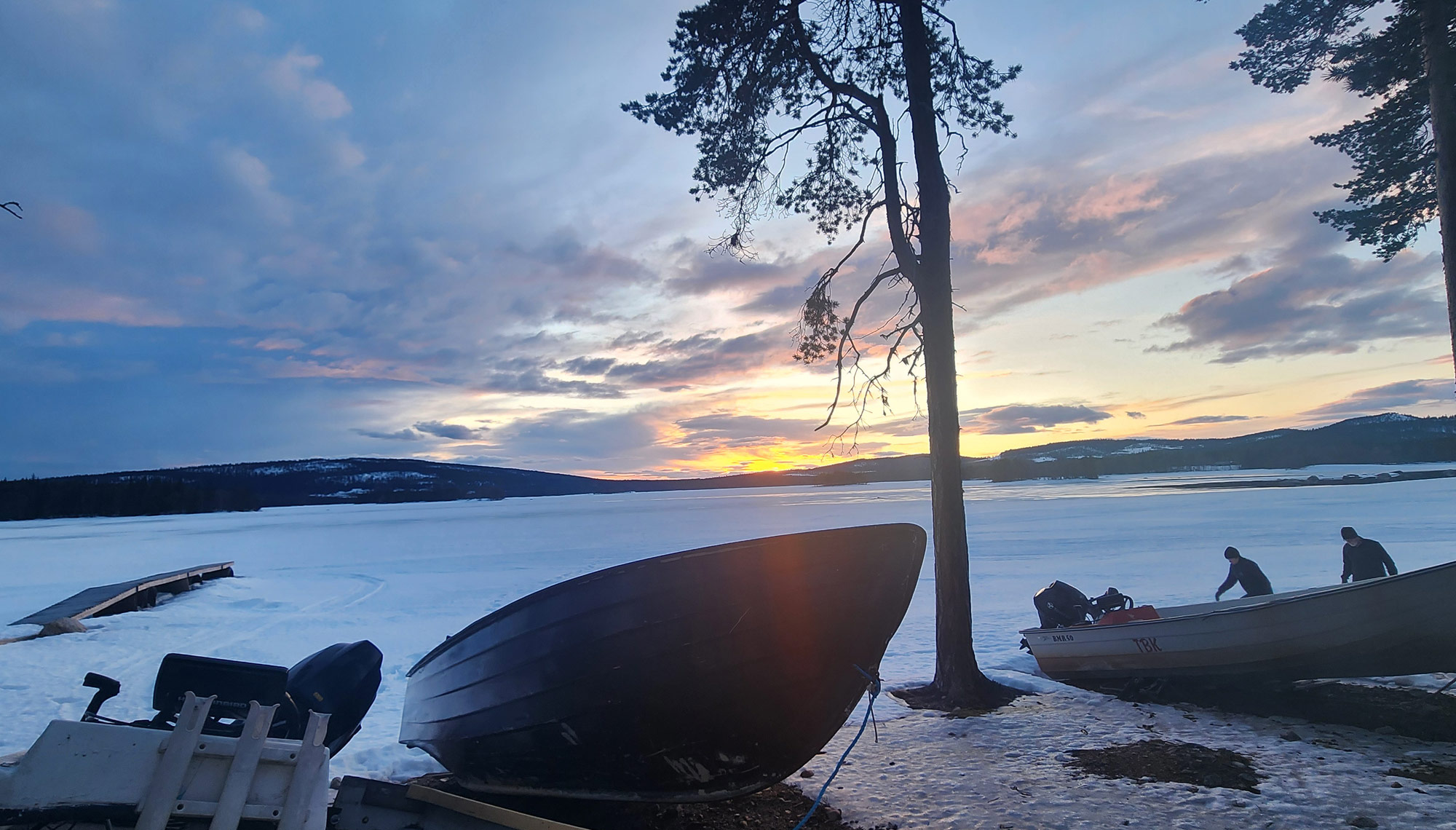 Pêche sportive en Laponie (LapLand) Camp de pêche en Laponie Mellanstrom Fishing Camp
